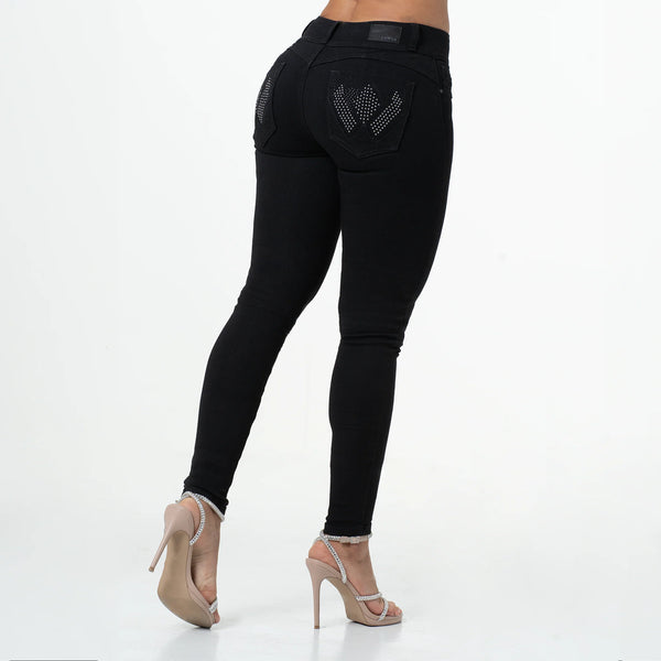 LOWLA 214115 | Skinny Butt Lifting Mid Rise Jeans