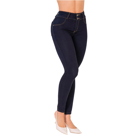 LOWLA 212601 Bum Lift Skinny Colombian Jeans Colombianos with Removable Pads
