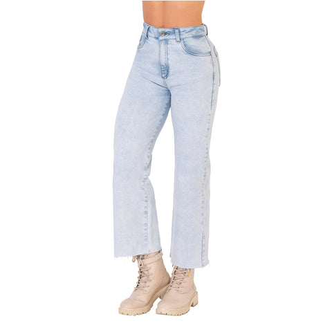 LOWLA 212726 Wide Leg Bootcut  Colombian Jeans with Removable Pads