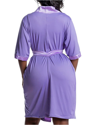 Post Surgery Recovery Night Gown Robe with Drain Pockets | ¾ Sleeves