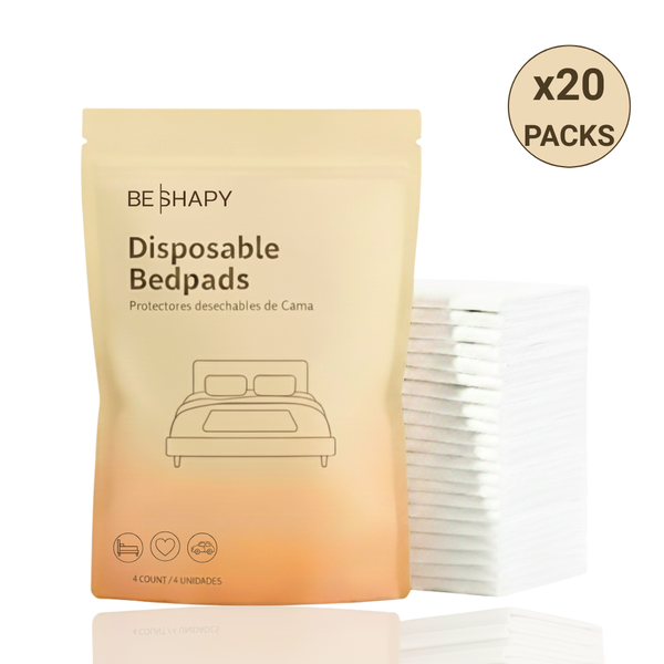 Be Shapy Disposable Bed Pads | Ultra Absorbent & Waterproof Chucks