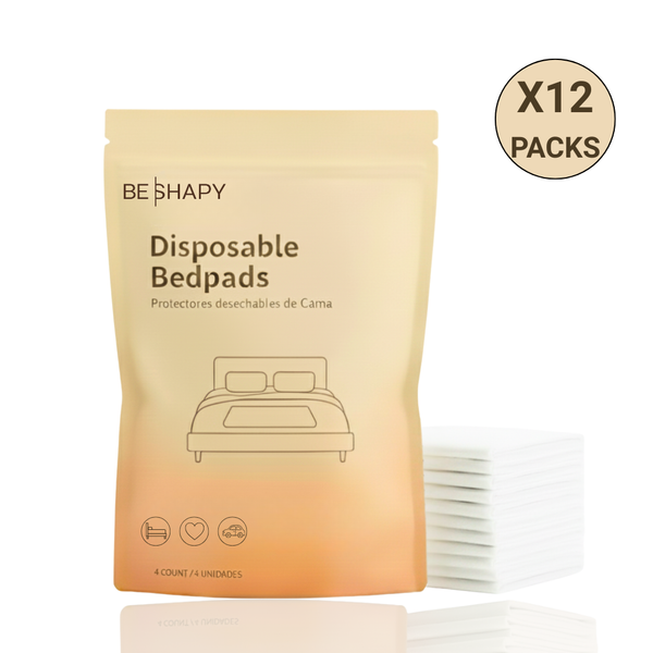 Be Shapy Disposable Bed Pads | Ultra Absorbent & Waterproof Chucks