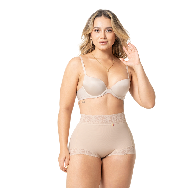 Sonryse Tummy Control Shaping Shorts | Colombian High Waisted Booty-Lifting Shorts