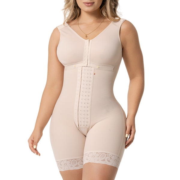 Salome 6086 | High Compression Hourglass Shaping Faja with Bust Support | Stage 2 Post-Op Recovery