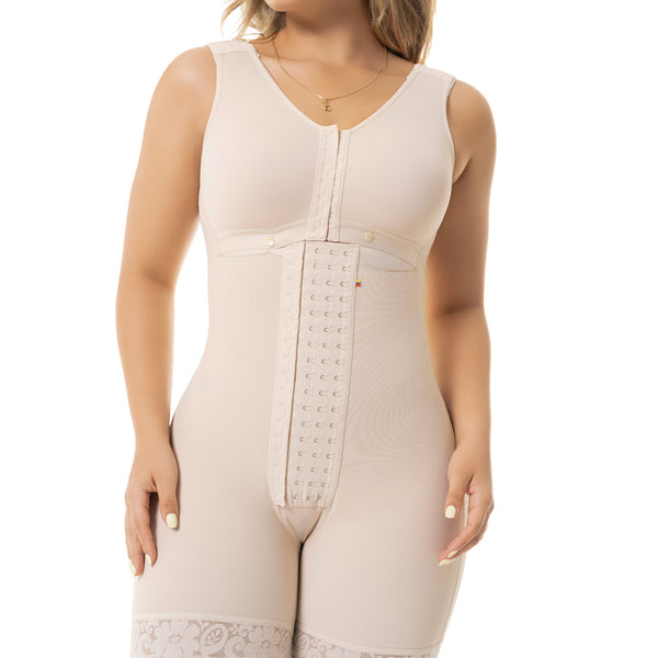 Salome 6086 | High Compression Hourglass Shaping Faja with Bust Support | Stage 2 Post-Op Recovery