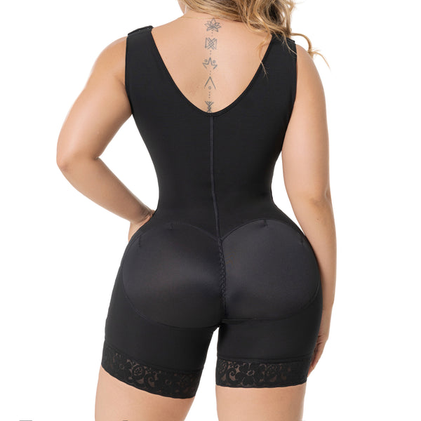 Salome 6086 | High Compression Hourglass Shaping Faja with Bust Support | Stage 2 Post-Op Recovery