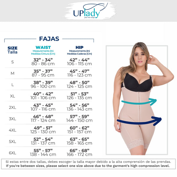 Up Lady 6249 Seamless Open Bust Strapless Shapewear Bodysuit Shorts Fajas Stage 1