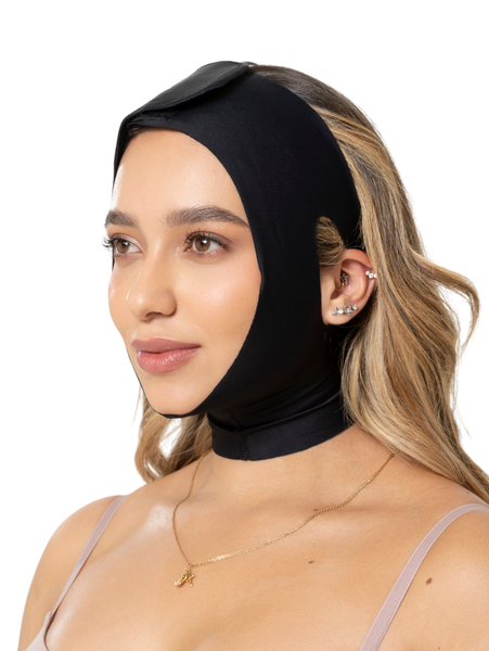 Fajas Salome C32VE Post-Surgery Chin Strap & Neck Compression Garment