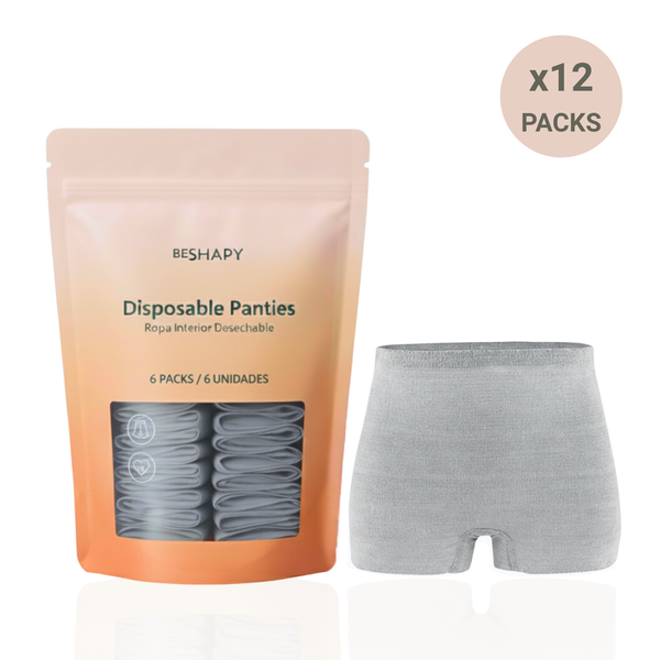 Be Shapy Disposable Underwear for Women | Breathable, Sterilized & Hypoallergenic Panties