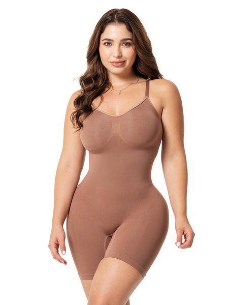 Butt-Lifting Body Shaper Salome 7002 | Seamless Mid-Thigh Full Body Shaper