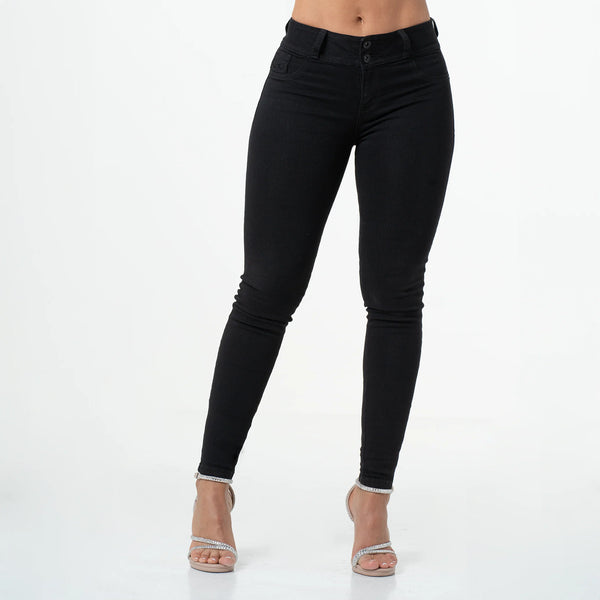 LOWLA 214115 | Skinny Butt Lifting Mid Rise Jeans