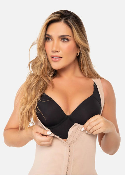 Open-Bust Full Body Shapewear with Posture Support & Butt Lift | Uplady 6271