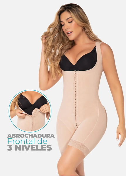 Open-Bust Full Body Shapewear with Posture Support & Butt Lift | Uplady 6271
