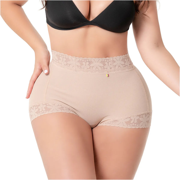 Fajas Salome 06L5 | Colombian Butt Lifter Shorts | High-Waisted Faja Shorts for Tummy Control