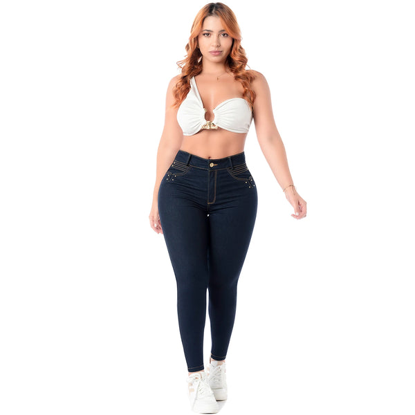 LT.Rose 2402 Colombian Jeans for Women Butt lift High Waist Tummy Control