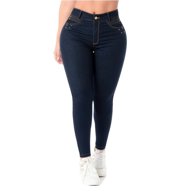 LT.Rose 2402 Colombian Jeans for Women Butt lift High Waist Tummy Control