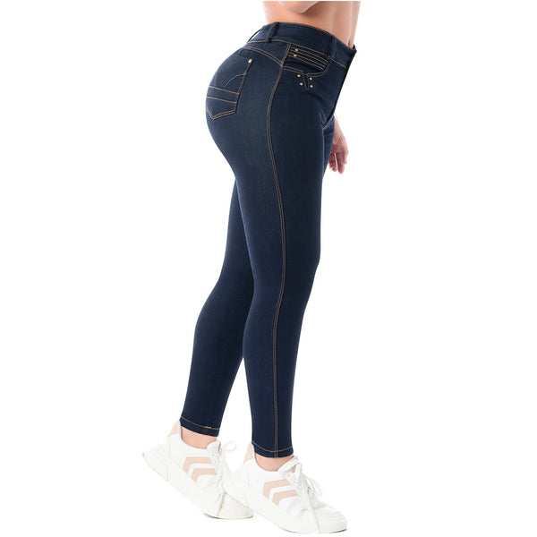 LT.Rose 2402 Colombian Jeans for Women Butt lift High Waist Tummy Control