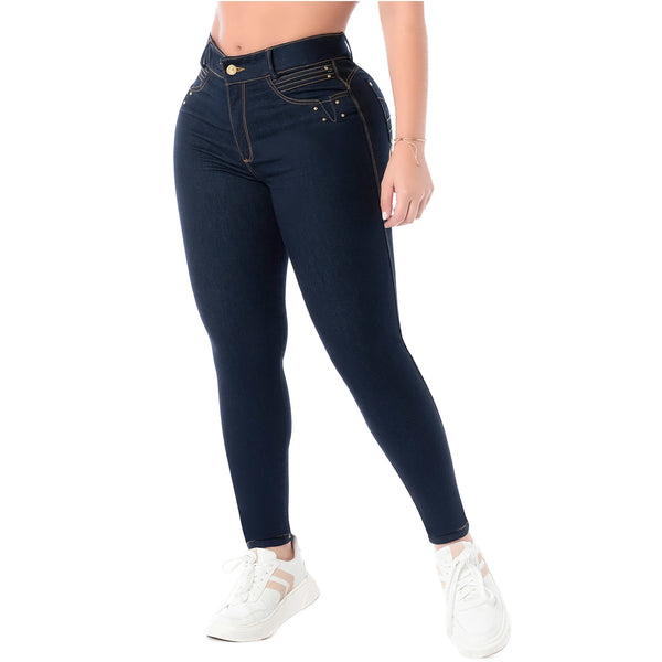 LT.Rose 2402 Colombian Jeans for Women Butt lift High Waist Tummy Control