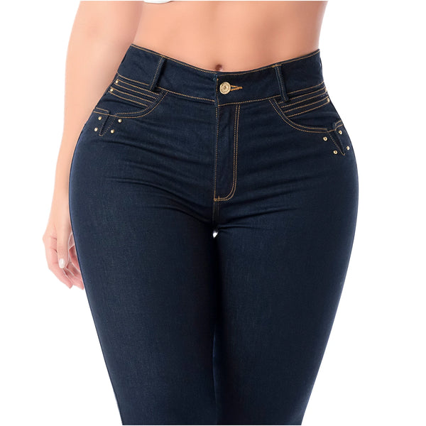 LT.Rose 2402 Colombian Jeans for Women Butt lift High Waist Tummy Control