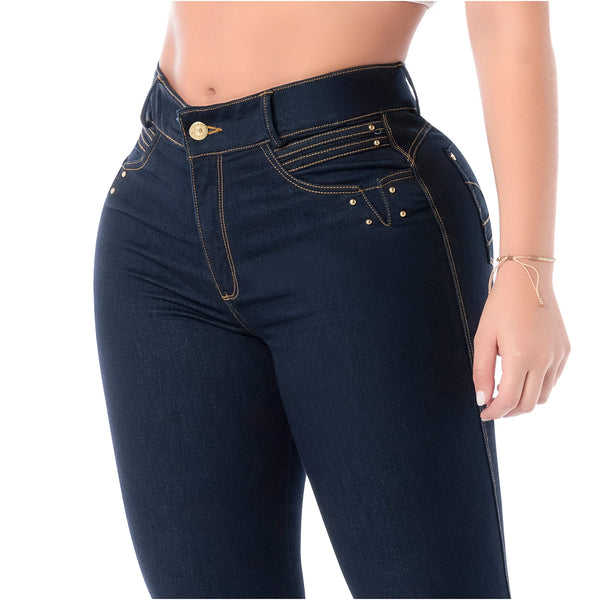 LT.Rose 2402 Colombian Jeans for Women Butt lift High Waist Tummy Control