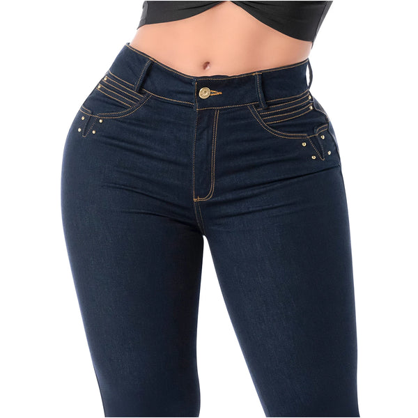 LT.Rose 2402 Colombian Jeans for Women Butt lift High Waist Tummy Control