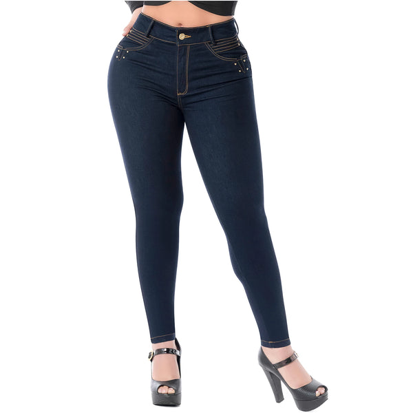 LT.Rose 2402 Colombian Jeans for Women Butt lift High Waist Tummy Control