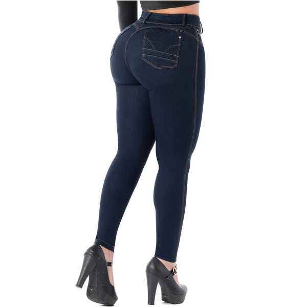 LT.Rose 2402 Colombian Jeans for Women Butt lift High Waist Tummy Control