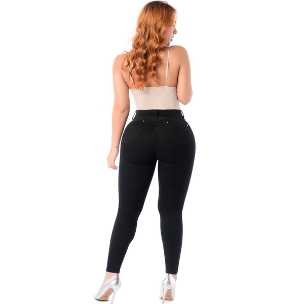 LT.Rose 2403 Colombian Tummy Control Jean Butt Lift High Waist Levanta Cola