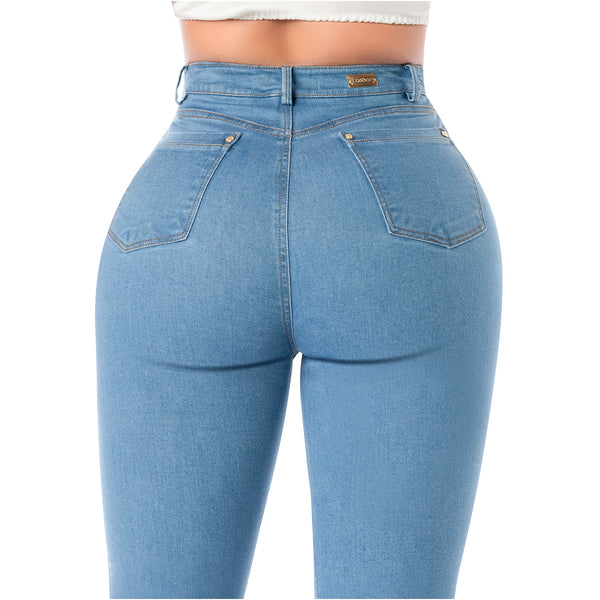 LT.Rose 2404 Colombian Jeans Butt Lift High Waisted Tummy Control Levanta Cola