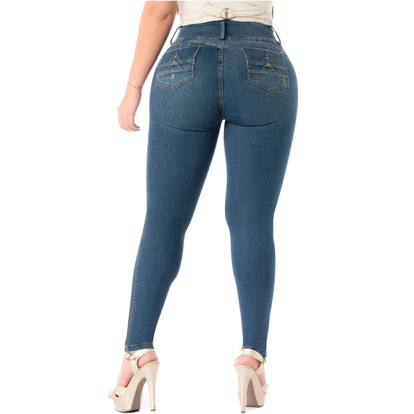 LT.Rose 2405 Colombian Jeans Levanta Cola Butt Lift High Waist Tummy Control