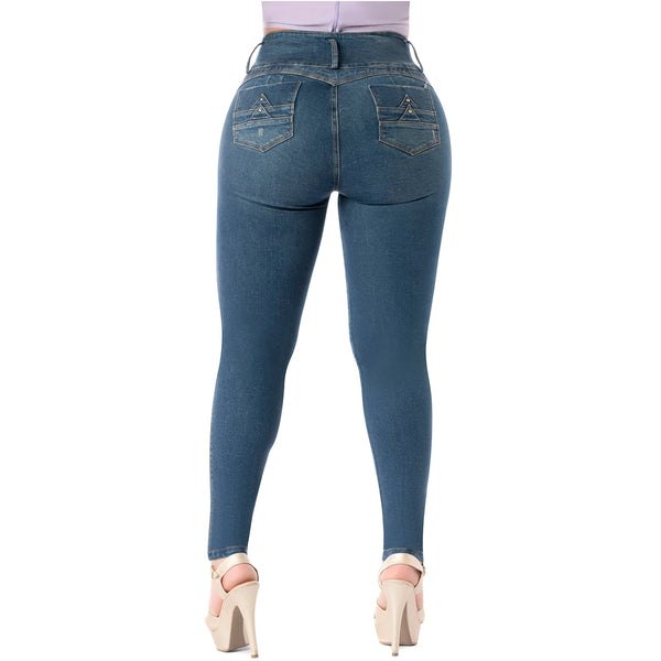 LT.Rose 2405 Colombian Jeans Levanta Cola Butt Lift High Waist Tummy Control