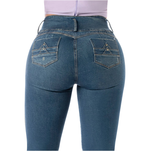 LT.Rose 2405 Colombian Jeans Levanta Cola Butt Lift High Waist Tummy Control