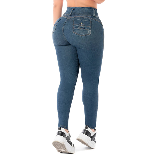 LT.Rose 2405 Colombian Jeans Levanta Cola Butt Lift High Waist Tummy Control