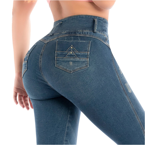 LT.Rose 2405 Colombian Jeans Levanta Cola Butt Lift High Waist Tummy Control