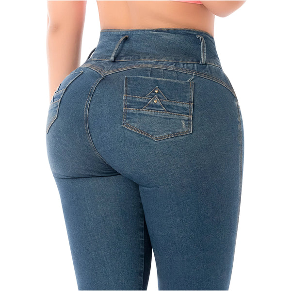 LT.Rose 2405 Colombian Jeans Levanta Cola Butt Lift High Waist Tummy Control