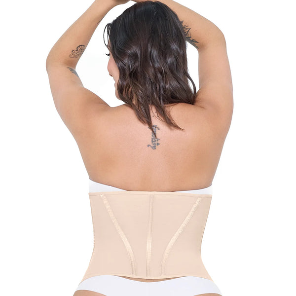 MARIAE CXF000V Waist Cincher Shapewear Faja Colombiana Waist Shaper with front Zipper & Inner Hooks | FU123 | 9038