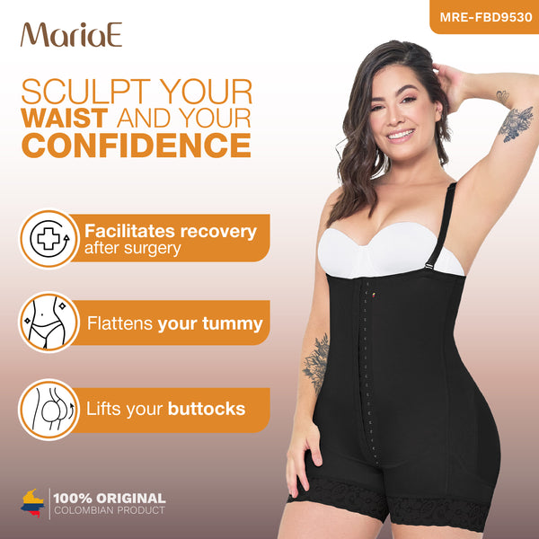 MARIAE FBD9530 Stage 2 Faja Colombiana Postparto After Tummy Tuck Mid Thigh & Open Bust | FU117