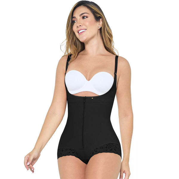 MARIAE FPF1610 Faja Colombiana Pospartum & Daily Use Hiphugger Shapewear Bodysuit | FU120