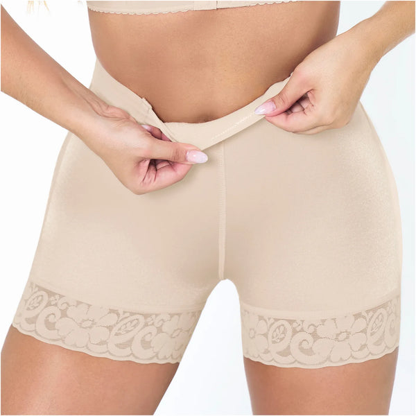 MARIAE SBN0130 Fajas Colombianas High Waisted Shapewear Shorts for Women Butt Lift Triconet | FU100