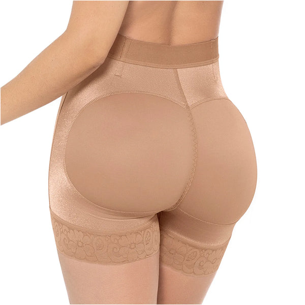 MARIAE SBN0130 Fajas Colombianas High Waisted Shapewear Shorts for Women Butt Lift Triconet | FU100