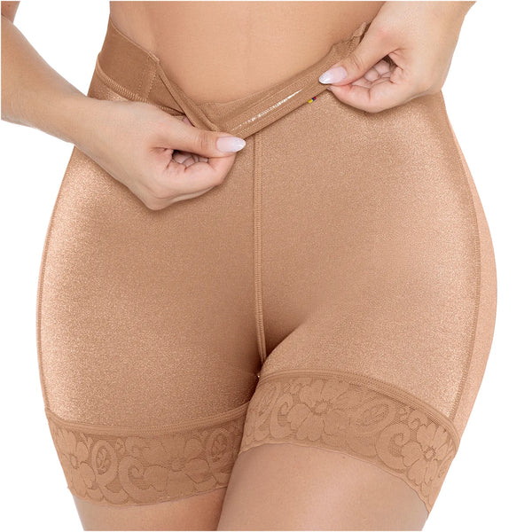 MARIAE SBN0130 Fajas Colombianas High Waisted Shapewear Shorts for Women Butt Lift Triconet | FU100