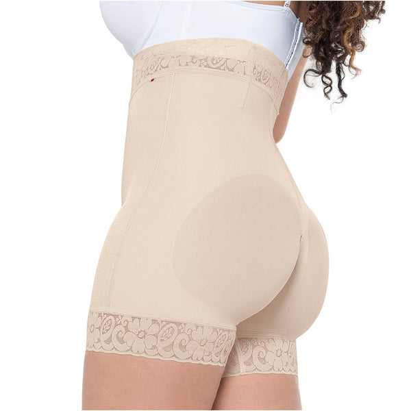 MARIAE TBN0530 Fajas Colombianas High Waisted Shapewear Shorts for Women Butt Lift Medium Compression | FU126 | 9549