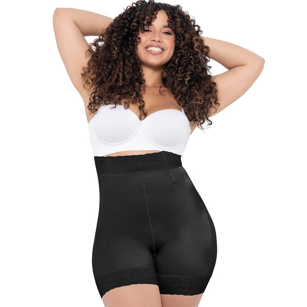 MARIAE TBN0530 Fajas Colombianas High Waisted Shapewear Shorts for Women Butt Lift Medium Compression | FU126 | 9549