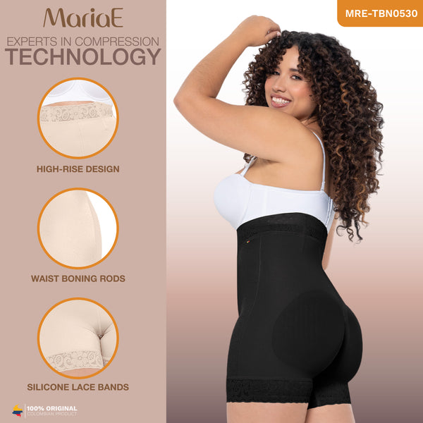 MARIAE TBN0530 Fajas Colombianas High Waisted Shapewear Shorts for Women Butt Lift Medium Compression | FU126 | 9549