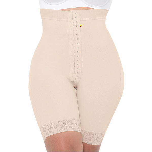 MARIAE TPD0530 Fajas Colombianas High Waisted Shaper Shorts for Women Butt Lift High Compression Front Hooks | FC304