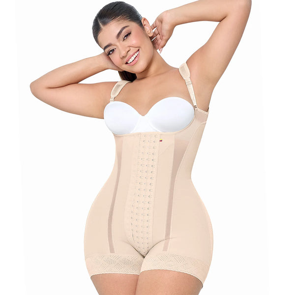 MARIAE XPC1320 Colombian Tummy Control Shapewear Bodysuit for Women Ultra Compression Fajas Colombianas