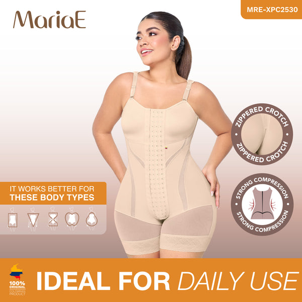 MARIAE XPC2530 Colombian Shapewear Bodysuit Tummy Control Compression Garment Fajas Colombianas