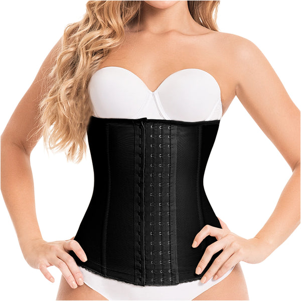 Fajas MYD C-4057 | Faja Colombiana Waist Cincher Vest for Women | Strapless Shapewear  | Powernet