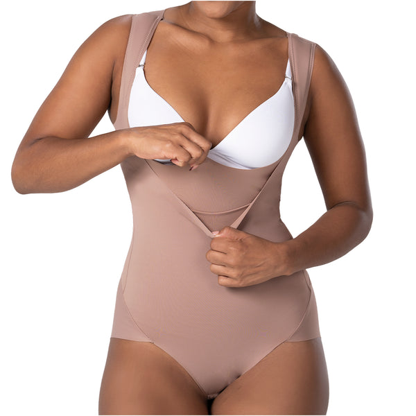 Fajas MYD FEX06035 Extra-Short Body Shaper | Seamless Light Control Thong Shapewear