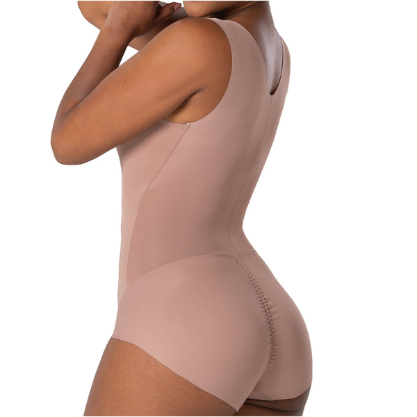 Fajas MYD FEX06035 Extra-Short Body Shaper | Seamless Light Control Thong Shapewear